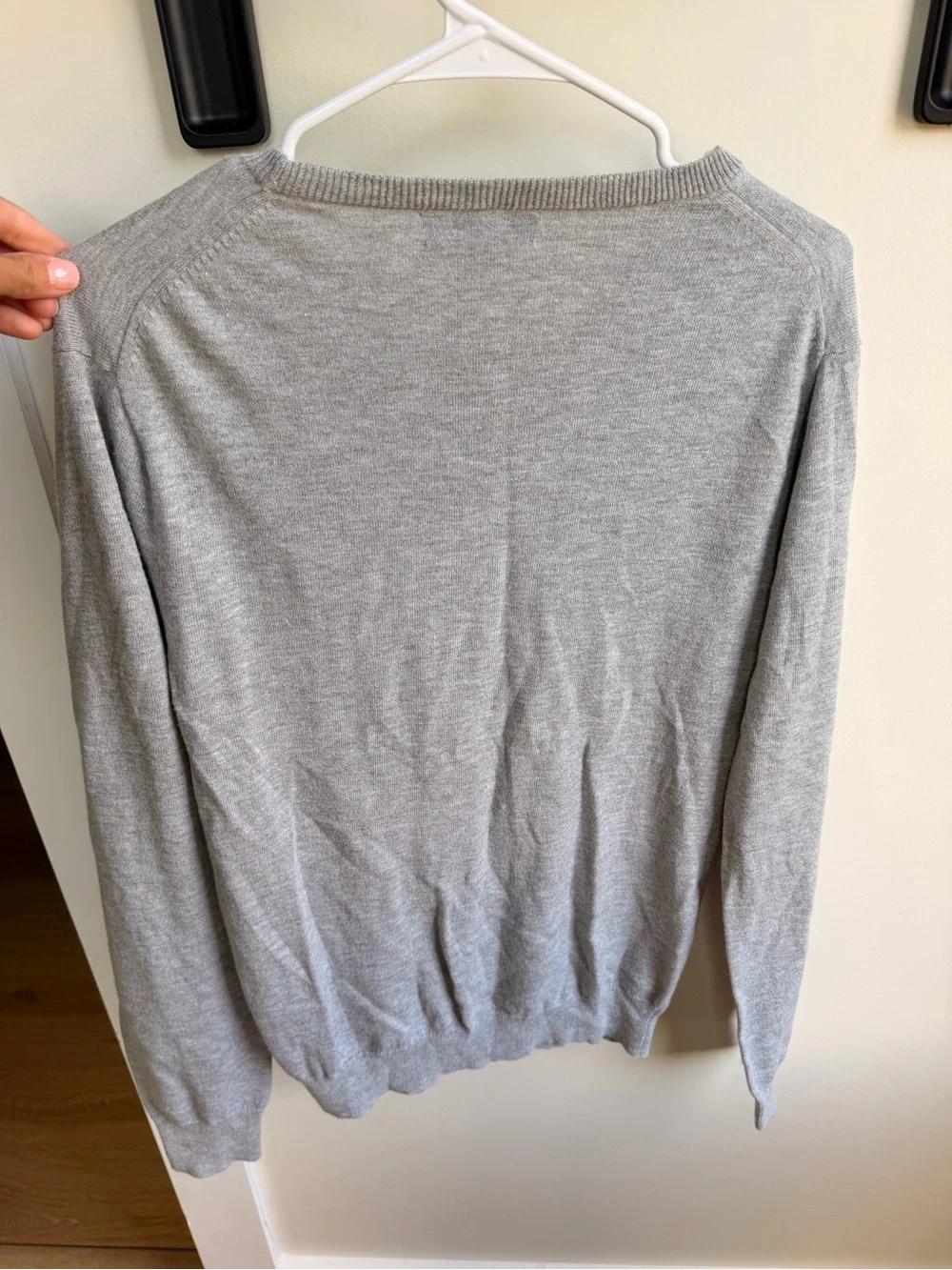 J. Crew Light Grey Crewneck Sweater